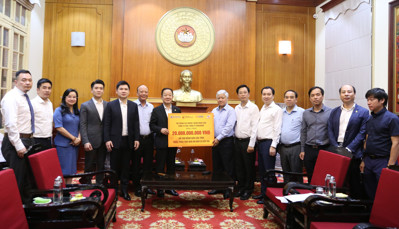 T&T, SHB VÀ CÁC DOANH NGHIỆP TRONG HỆ SINH THÁI CỦA BẦU HIỂN ỦNG HỘ 20 TỶ ĐỒNG KHẮC PHỤC THIỆT HẠI BÃO LŨ