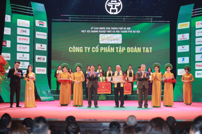 T&T GROUP ĐƯỢC VINH DANH TẠI LỄ TÔN VINH DOANH NHÂN, DOANH NGHIỆP THĂNG LONG 2024